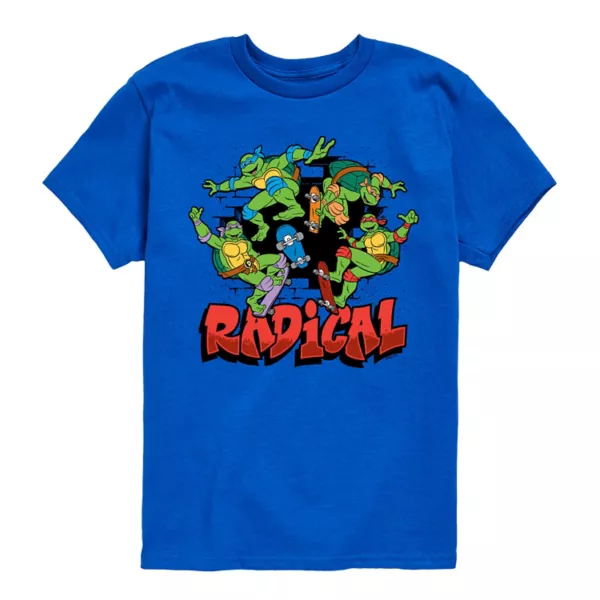 Футболка с принтом черепашек-ниндзя радикальной группы для мальчиков 8-20 лет Nickelodeon, синий
Футболка с принтом черепашек-ниндзя радикальной группы для мальчиков 8-20 лет Nickelodeon, синий