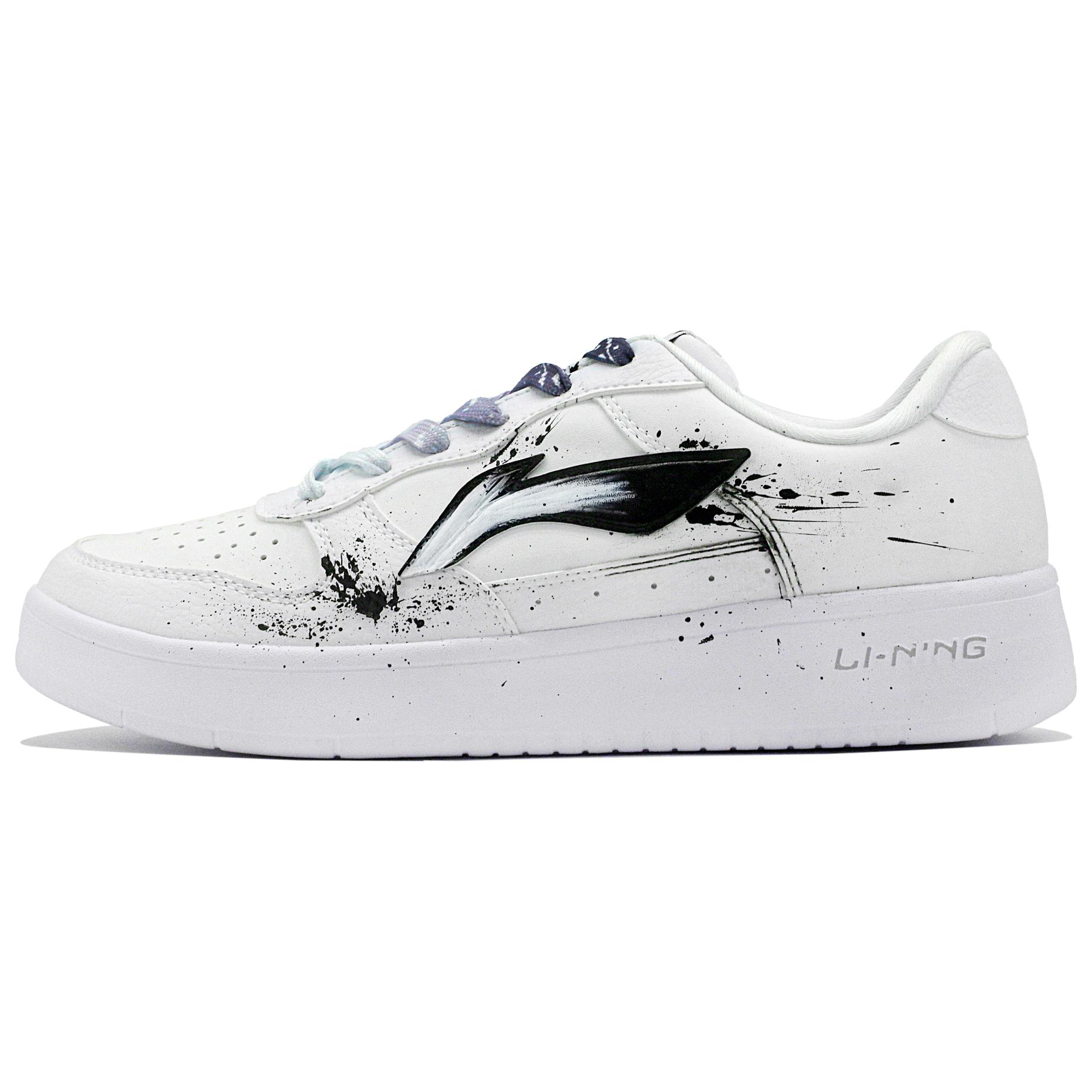 LINING Кроссовки для скейтборда Pontoon Boats с противоскользящим покрытием, износостойкие, мужские, белые, черные 
LINING Кроссовки для скейтборда Pontoon Boats с противоскользящим покрытием, износостойкие, мужские, белые, черные