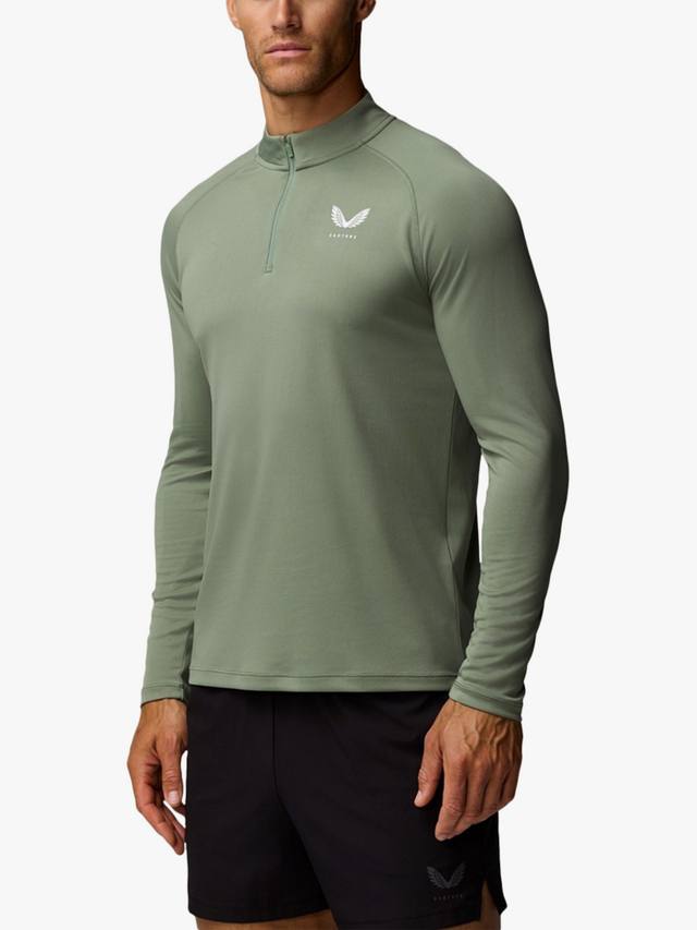 Мужская толстовка Adapt с длинными рукавами и молнией на четверть Castore, Thyme/Mint
Мужская толстовка Adapt с длинными рукавами и молнией на четверть Castore, Thyme/Mint