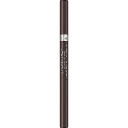 London Brow This Way Fill & Sculpt Определитель для бровей Темно-коричневый, Rimmel
London Brow This Way Fill & Sculpt Определитель для бровей Темно-коричневый, Rimmel