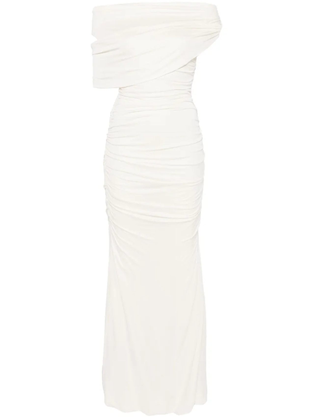 Платье макси со сборками Blumarine, белый
Платье макси со сборками Blumarine, белый