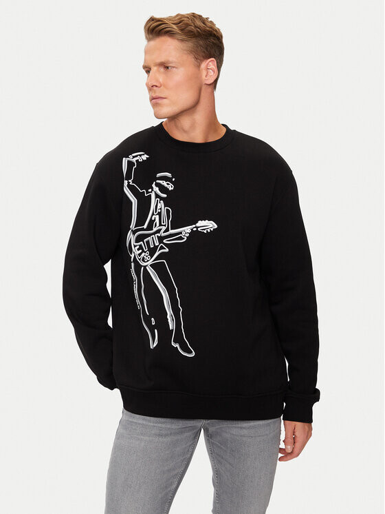 Толстовка обычного кроя Karl Lagerfeld, черный 
Толстовка обычного кроя Karl Lagerfeld, черный