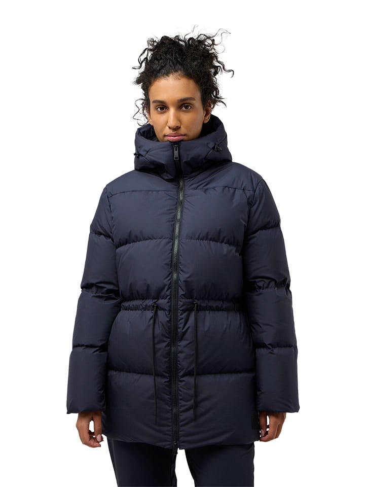 Пуховик Jack Wolfskin Daunenjacke Kirschallee, темно-синий 
Пуховик Jack Wolfskin Daunenjacke Kirschallee, темно-синий