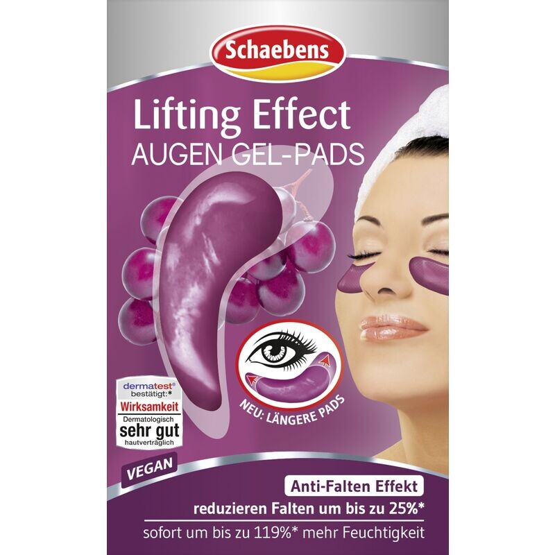 Гелевые подушечки для глаз с лифтинг-эффектом Schaebens, 2 шт.
Гелевые подушечки для глаз с лифтинг-эффектом Schaebens, 2 шт.