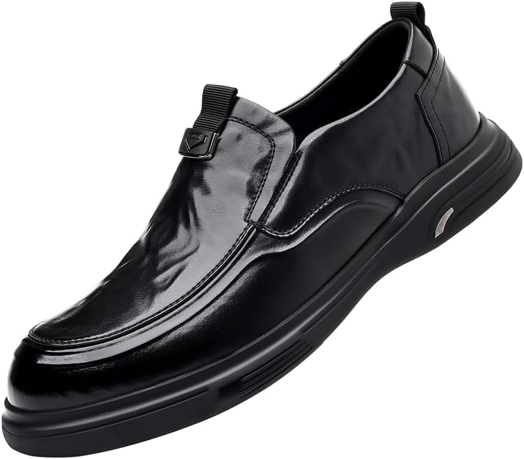 Мужские слипоны-лоферы Удобные деловые туфли Нескользящие с мягкой подошвой Ботинки Оксфорды для ходьбы Lhyxu, черный
Мужские слипоны-лоферы Удобные деловые туфли Нескользящие с мягкой подошвой Ботинки Оксфорды для ходьбы Lhyxu, черный