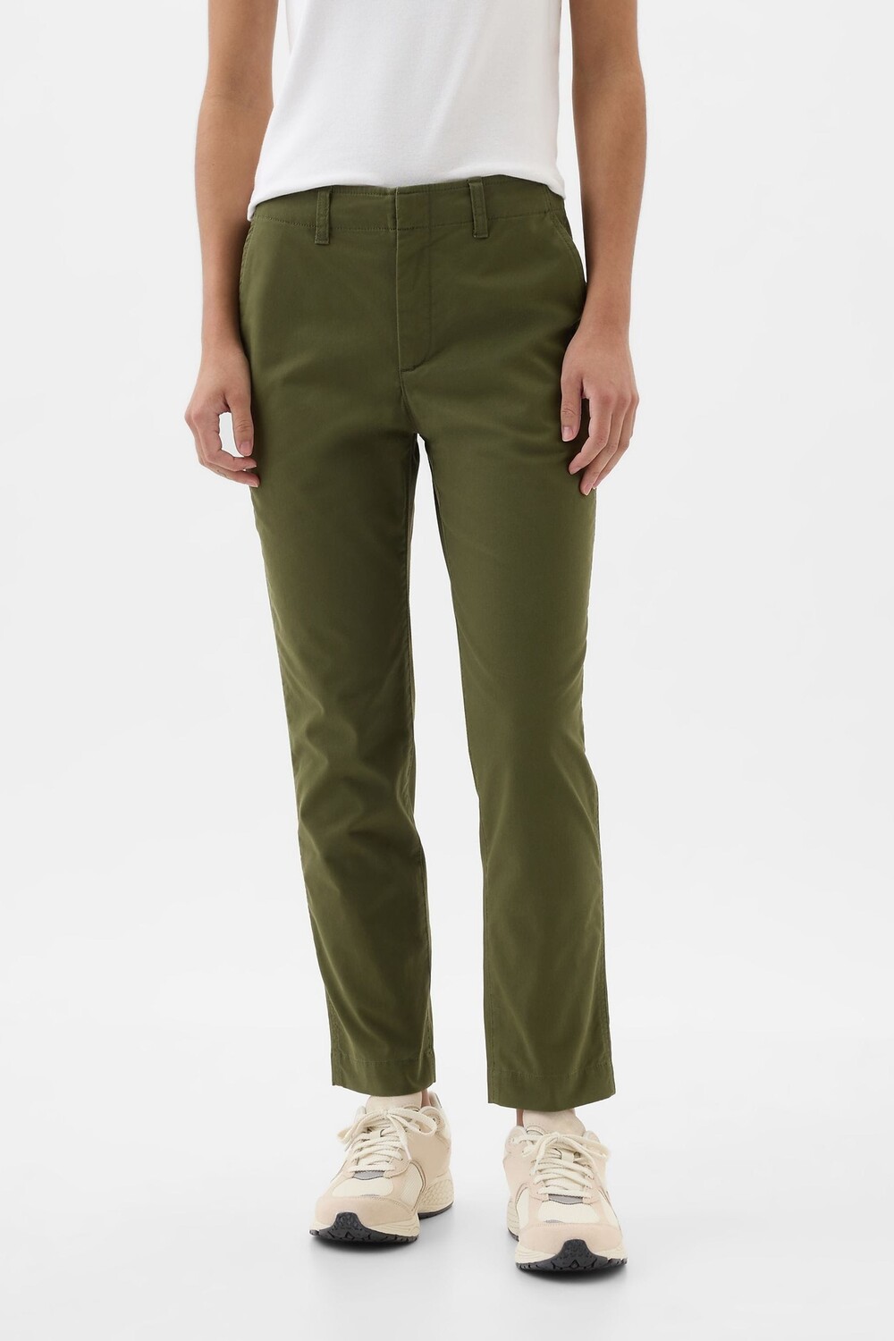 Брюки-Чиносы в деловом стиле с завышенной талией Gap, зеленый
Брюки-Чиносы в деловом стиле с завышенной талией Gap, зеленый