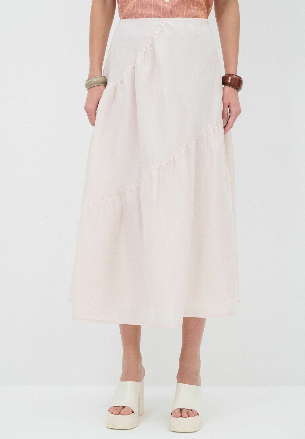 Юбка А-силуэта WITH GATHERED DETAIL adL, бежевый
Юбка А-силуэта WITH GATHERED DETAIL adL, бежевый