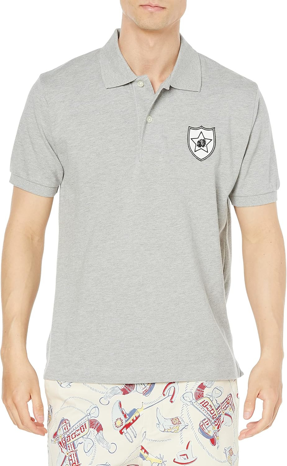 Индийская футболка-поло IC-2721 из плотной ткани, нашивка Indian, серый
Индийская футболка-поло IC-2721 из плотной ткани, нашивка Indian, серый