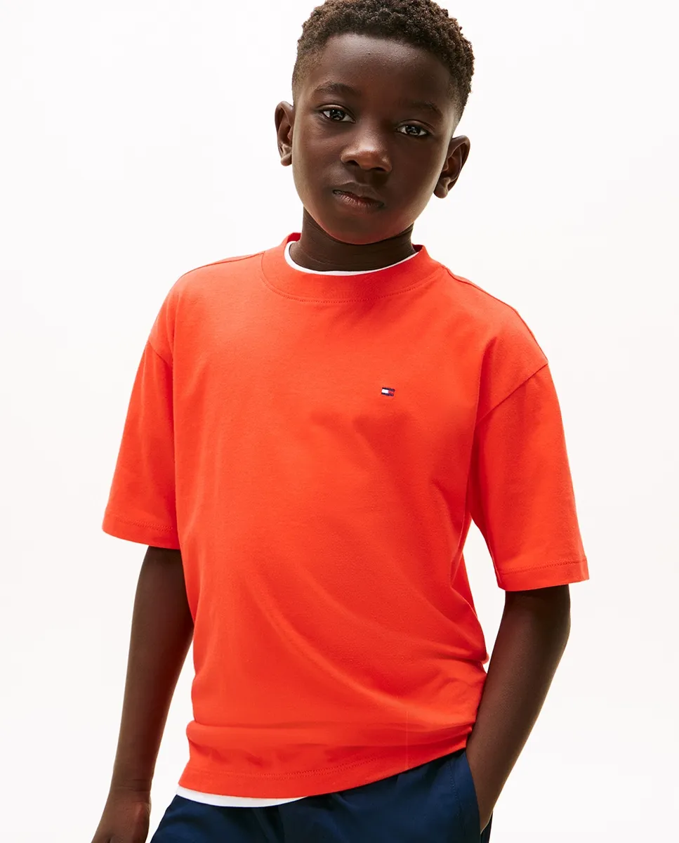 Футболка для мальчика с коротким рукавом свободного кроя Tommy Hilfiger, оранжевый
Футболка для мальчика с коротким рукавом свободного кроя Tommy Hilfiger, оранжевый