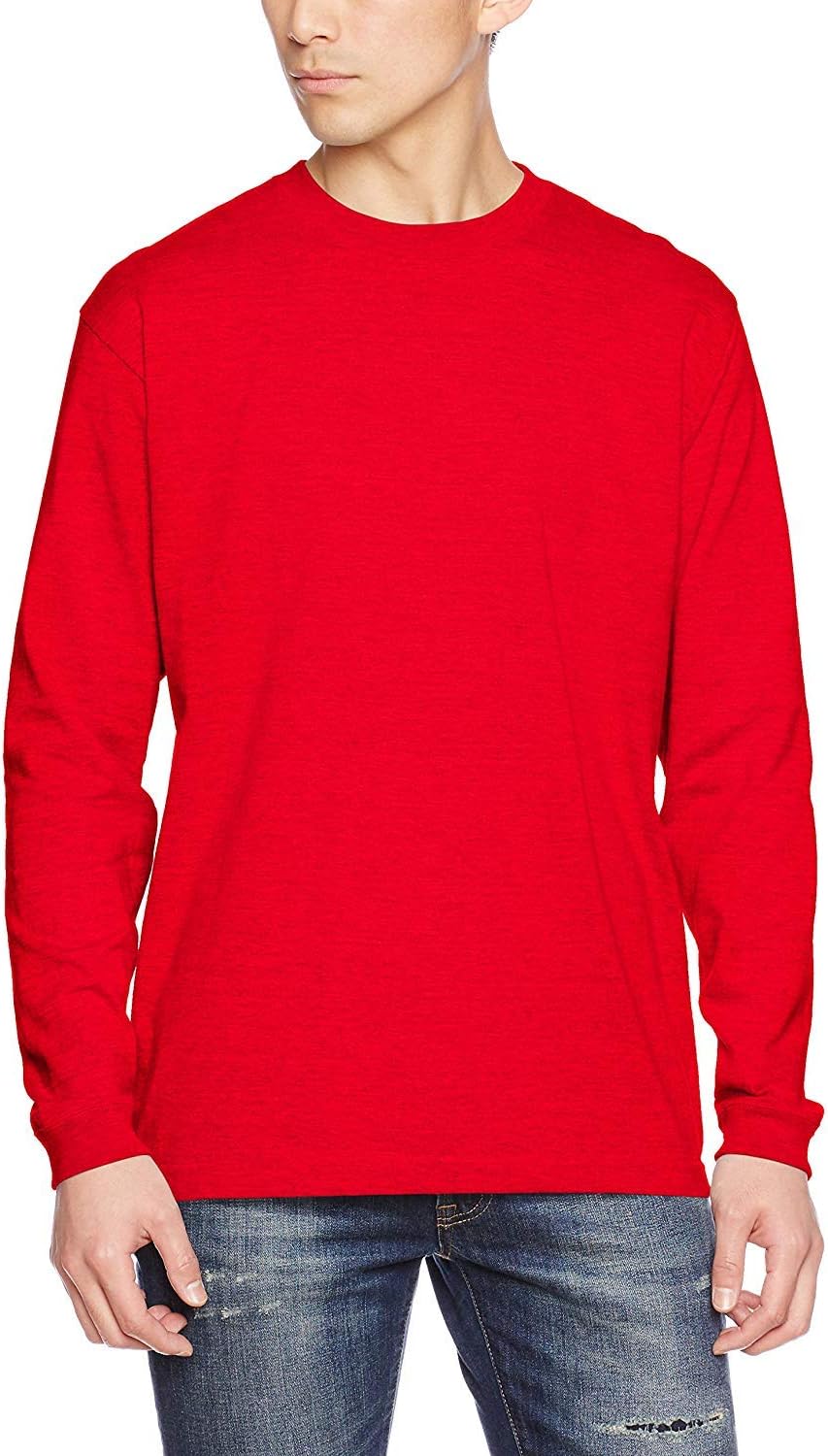 Мужская футболка с длинным рукавом United Athle 501101, плотность ткани 5,6 унций, ребристая отделка 1,6 дюйма, красный
Мужская футболка с длинным рукавом United Athle 501101, плотность ткани 5,6 унций, ребристая отделка 1,6 дюйма, красный
