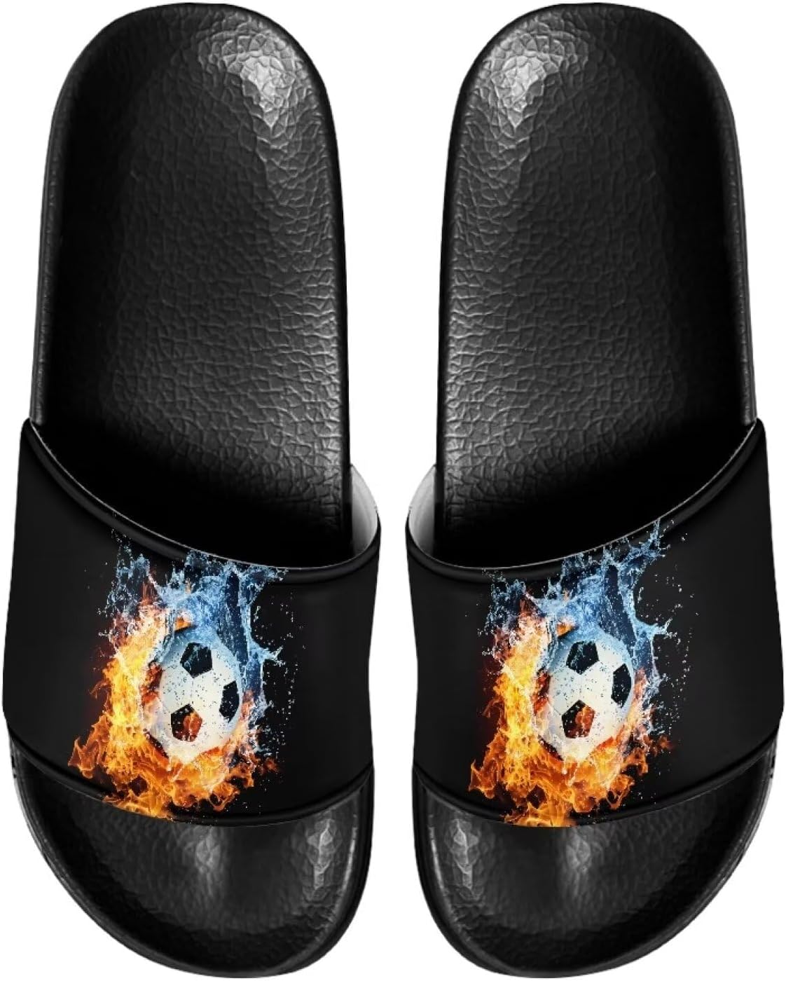 Шлепанцы для дома и ванной, тапочки на плоской подошве, повседневная обувь для мужчин и женщин Judentidos, Fire Soccer Ball
Шлепанцы для дома и ванной, тапочки на плоской подошве, повседневная обувь для мужчин и женщин Judentidos, Fire Soccer Ball