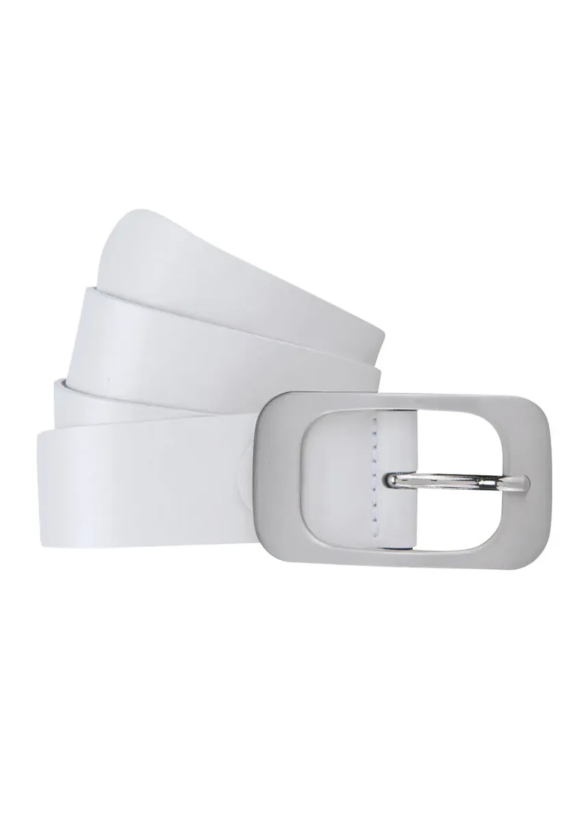 Кожаный ремень BERND GÖTZ с элегантной поверхностью и плоской застежкой, белый
Кожаный ремень BERND GÖTZ с элегантной поверхностью и плоской застежкой, белый