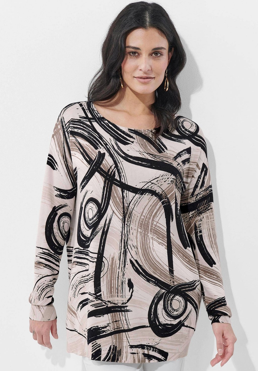 Джемпер Alba Moda, цвет Stone Taupe Black
Джемпер Alba Moda, цвет Stone Taupe Black