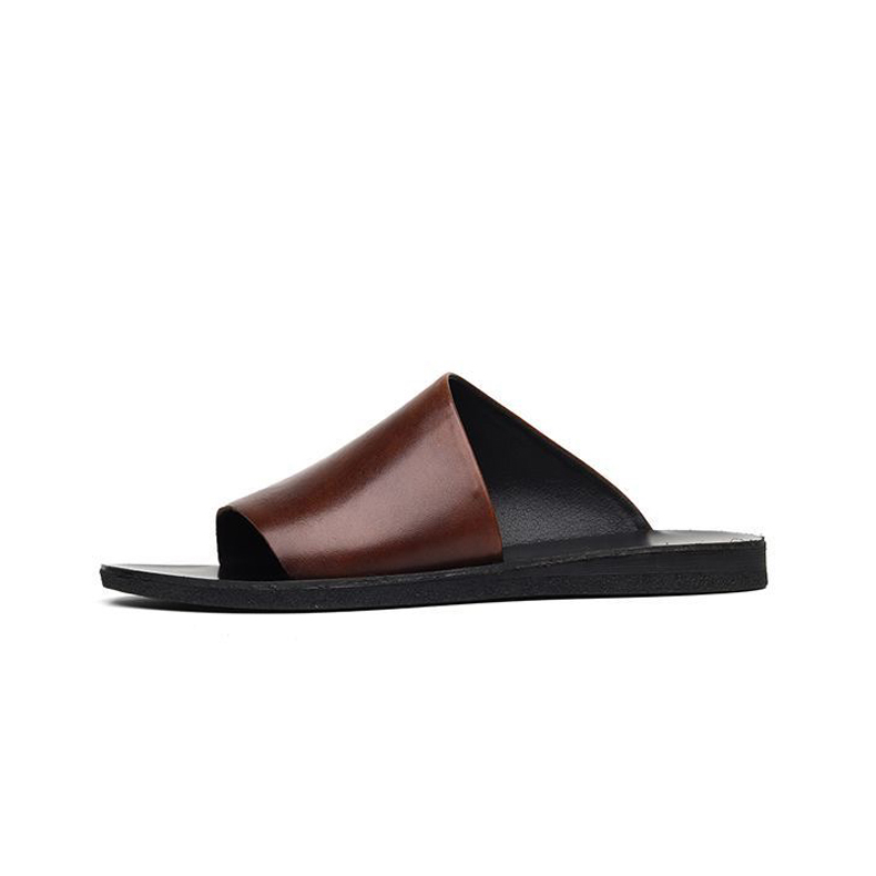 Devanro Мужские коричневые противоскользящие шлепанцы с резиновой износостойкой подошвой, цвет Brown
Devanro Мужские коричневые противоскользящие шлепанцы с резиновой износостойкой подошвой, цвет Brown