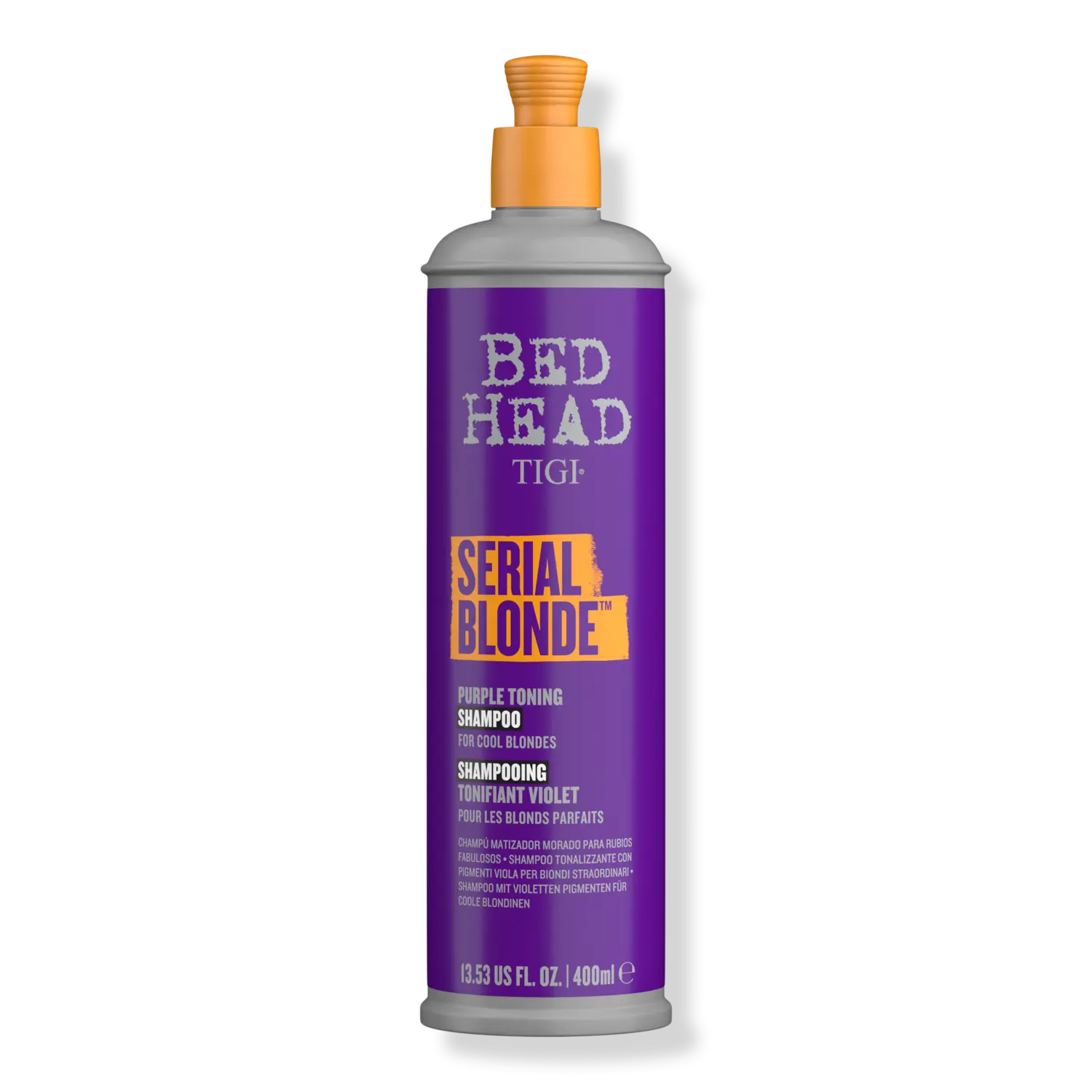 Фиолетовый шампунь Serial Blonde для холодных светлых волос Bed Head
Фиолетовый шампунь Serial Blonde для холодных светлых волос Bed Head