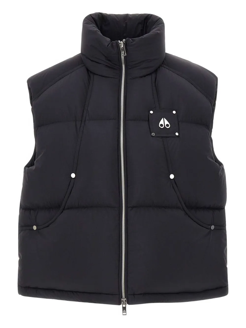 Жилет-пуховик с воротником-запахом Moose Knuckles, черный
Жилет-пуховик с воротником-запахом Moose Knuckles, черный