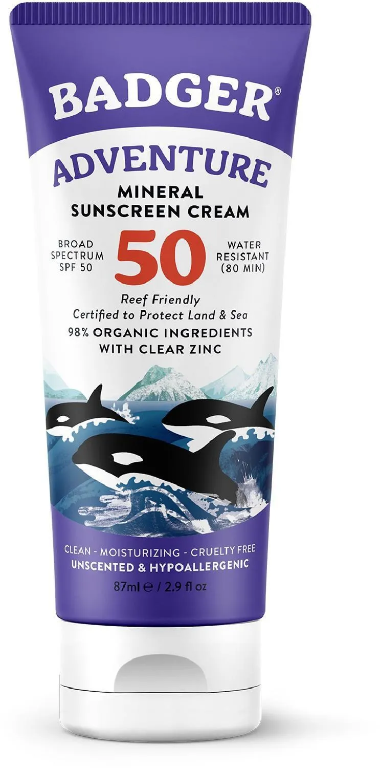 Минеральный солнцезащитный крем для активного отдыха SPF 50 Badger, None
Минеральный солнцезащитный крем для активного отдыха SPF 50 Badger, None