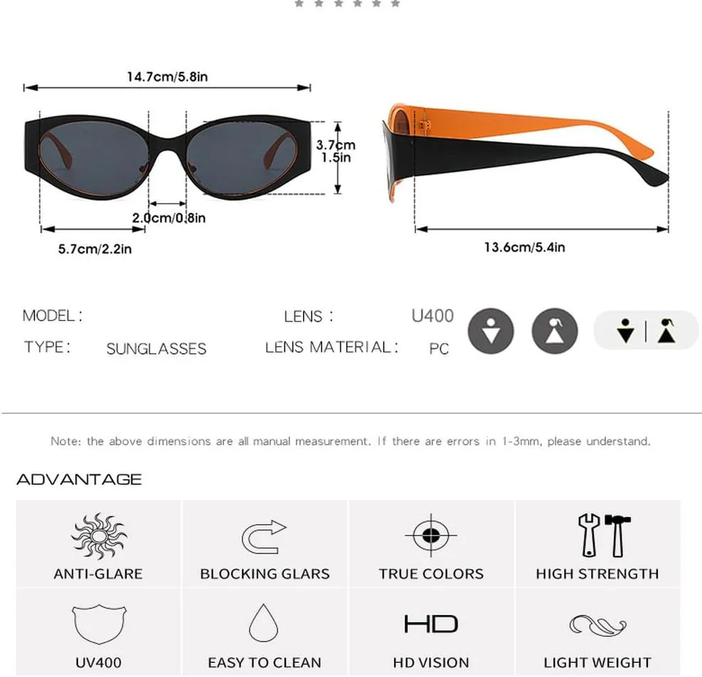 Винтажные солнцезащитные очки «кошачий глаз» для женщин и мужчин, ретро-солнцезащитные очки для женщин, дорожные очки с защитой от УФ-излучения UV400 TKKTLLT, Red
Винтажные солнцезащитные очки «кошачий глаз» для женщин и мужчин, ретро-солнцезащитные очки для женщин, дорожные очки с защитой от УФ-излучения UV400 TKKTLLT, Red