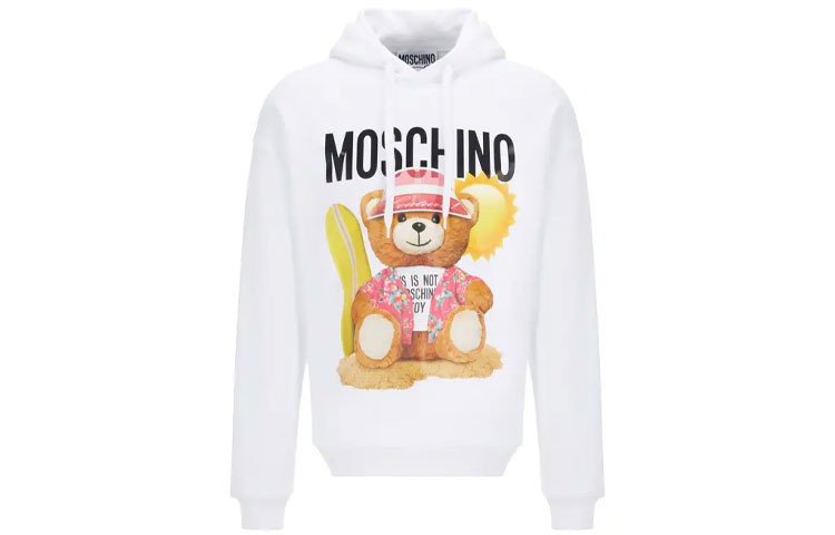 Худи с принтом мишка и шнурком MOSCHINO, белый
Худи с принтом мишка и шнурком MOSCHINO, белый