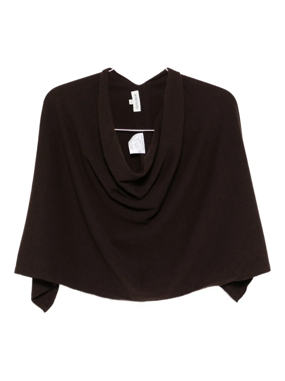 Кашемировое пончо с воротником-хомут Eric Bompard, коричневый
Кашемировое пончо с воротником-хомут Eric Bompard, коричневый