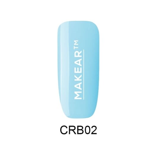 Цветная резиновая основа CRB02 Makear Rubber Base Color Azzure — 
Цветная резиновая основа CRB02 Makear Rubber Base Color Azzure —