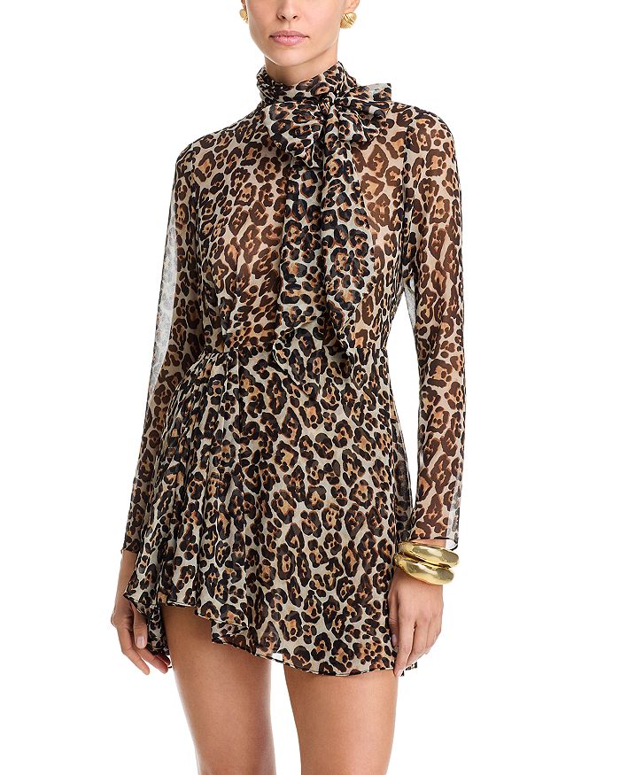 Мини-платье Carlotta с леопардовым принтом Ronny Kobo, мультиколор
Мини-платье Carlotta с леопардовым принтом Ronny Kobo, мультиколор