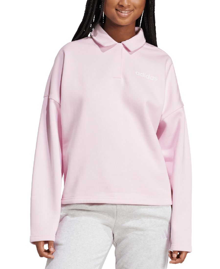 Женская толстовка-поло Essentials Linear Fleece Adidas, Clear Pink/white
Женская толстовка-поло Essentials Linear Fleece Adidas, Clear Pink/white