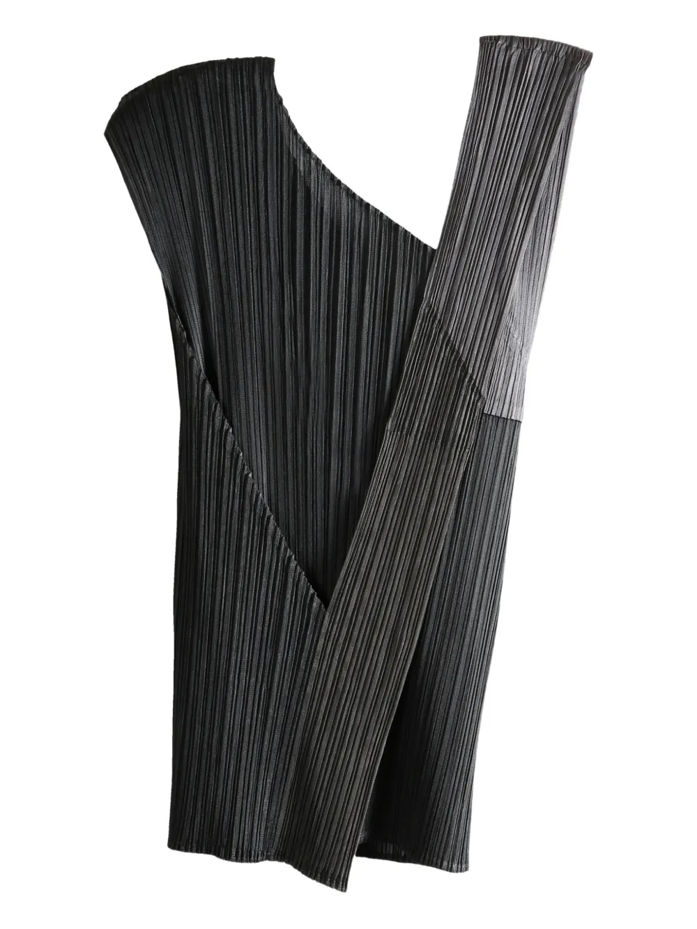 Pointe pleated asymmetric top Pleats Please Issey Miyake, черный
Pointe pleated asymmetric top Pleats Please Issey Miyake, черный