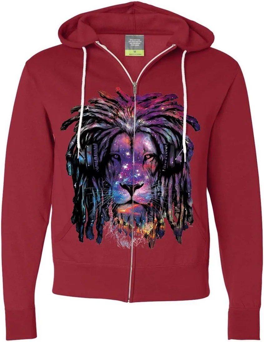 Худи с молнией Dolphin Shirt Co Space Galaxy Lion Face Dreadlocks
Худи с молнией Dolphin Shirt Co Space Galaxy Lion Face Dreadlocks