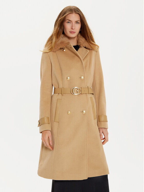 Зимнее пальто стандартного кроя Guess, коричневый
Зимнее пальто стандартного кроя Guess, коричневый