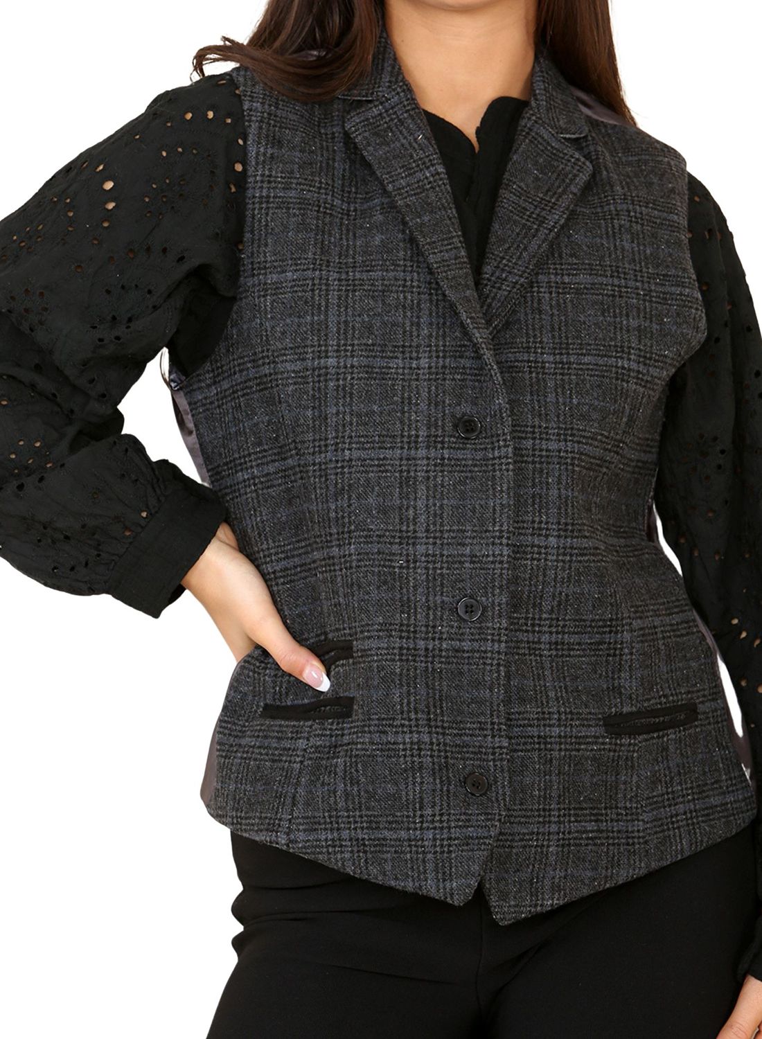 Жилет в твидовую клетку TruClothing, серый
Жилет в твидовую клетку TruClothing, серый