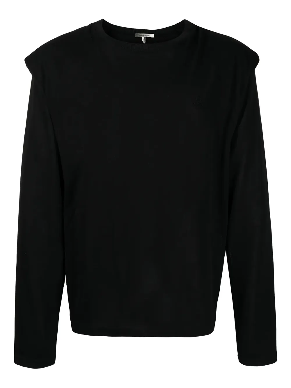 Хлопковая толстовка с подкладкой на плечах MARANT, черный
Хлопковая толстовка с подкладкой на плечах MARANT, черный