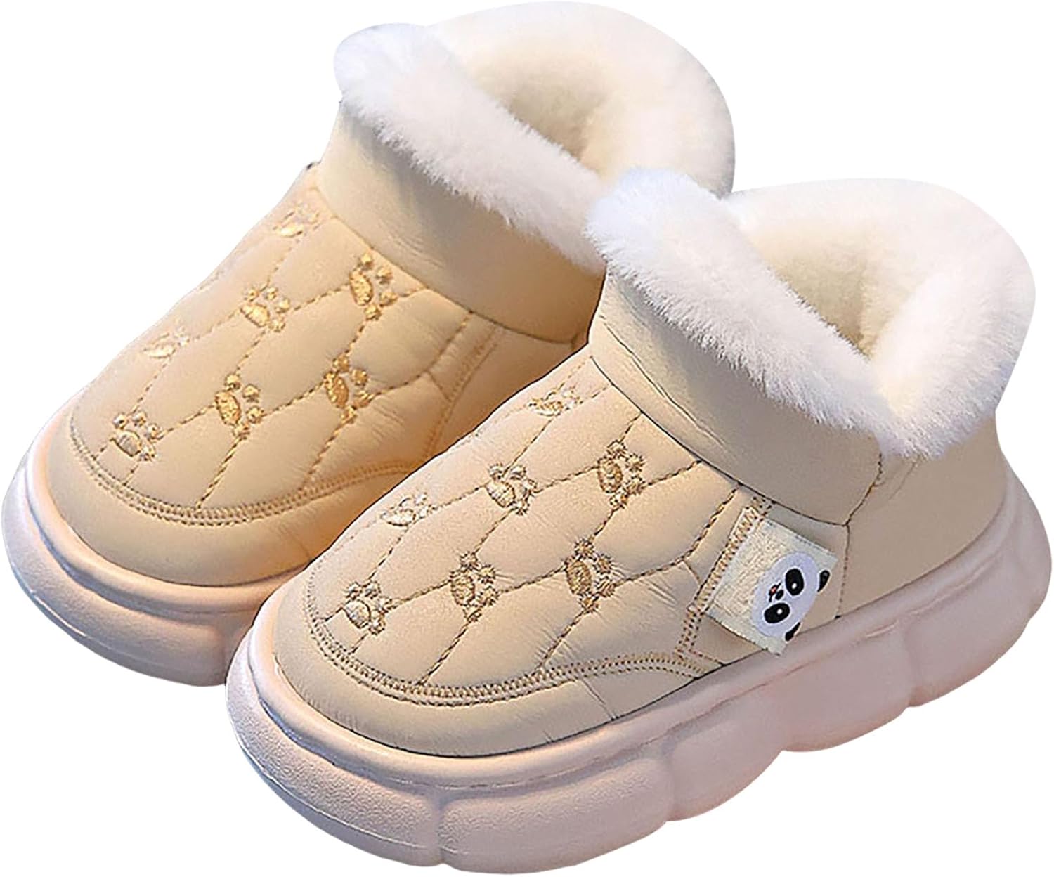 Мальчики Девочки Милые Плюшевые Тапочки с Бантиком Сапожки-Снегоступы Зимние Теплые Противоскользящие Водонепроницаемые Короткие Ботильоны на Щиколотку Для Дома и Наружного Использования Холодная Погода Хлопковые Удобные Слипоны для Ходьбы Gener...
Мальчики Девочки Милые Плюшевые Тапочки с Бантиком Сапожки-Снегоступы Зимние Теплые Противоскользящие Водонепроницаемые Короткие Ботильоны на Щиколотку Для Дома и Наружного Использования Холодная Погода Хлопковые Удобные Слипоны для Ходьбы Gener...