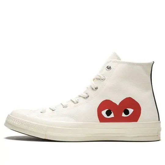 Кроссовки x comme des garcons play chuck 70 high 'milk' Converse, белый
Кроссовки x comme des garcons play chuck 70 high 'milk' Converse, белый
