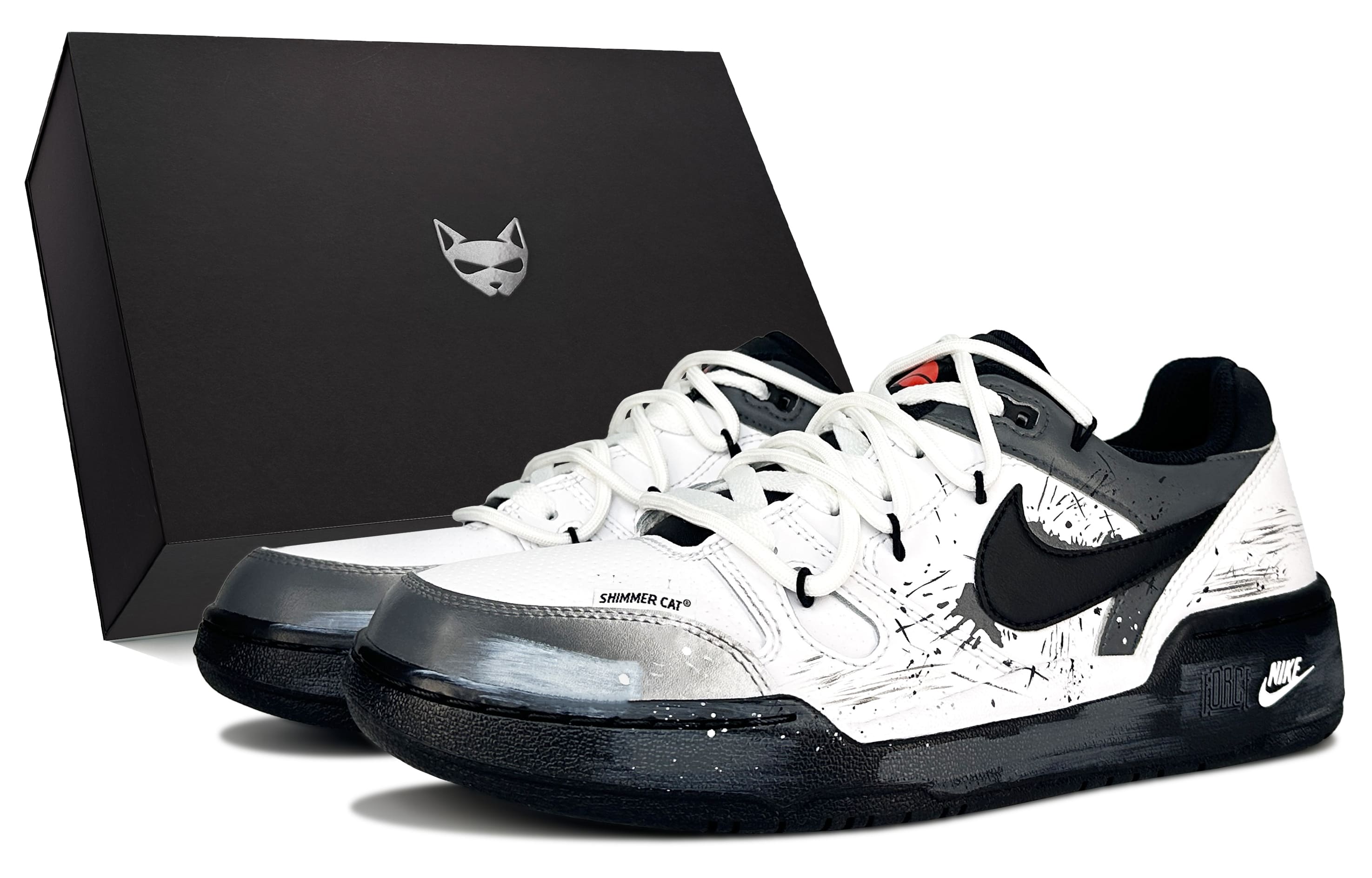 Nike Полноразмерные скейтерские кроссовки мужские Low top Black/Gray/White
Nike Полноразмерные скейтерские кроссовки мужские Low top Black/Gray/White