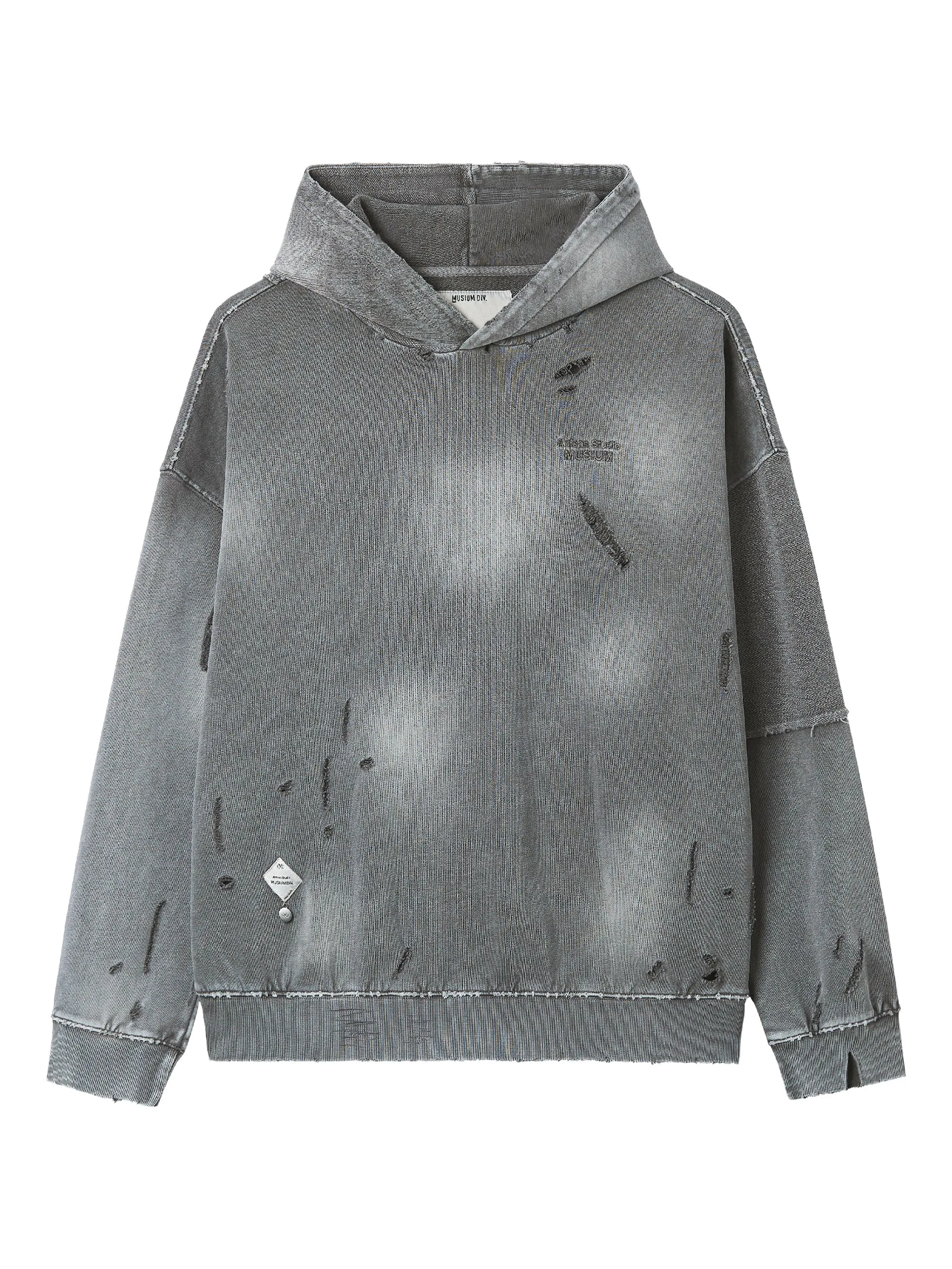 Худи Distressed со вставками Musium Div., серый
Худи Distressed со вставками Musium Div., серый