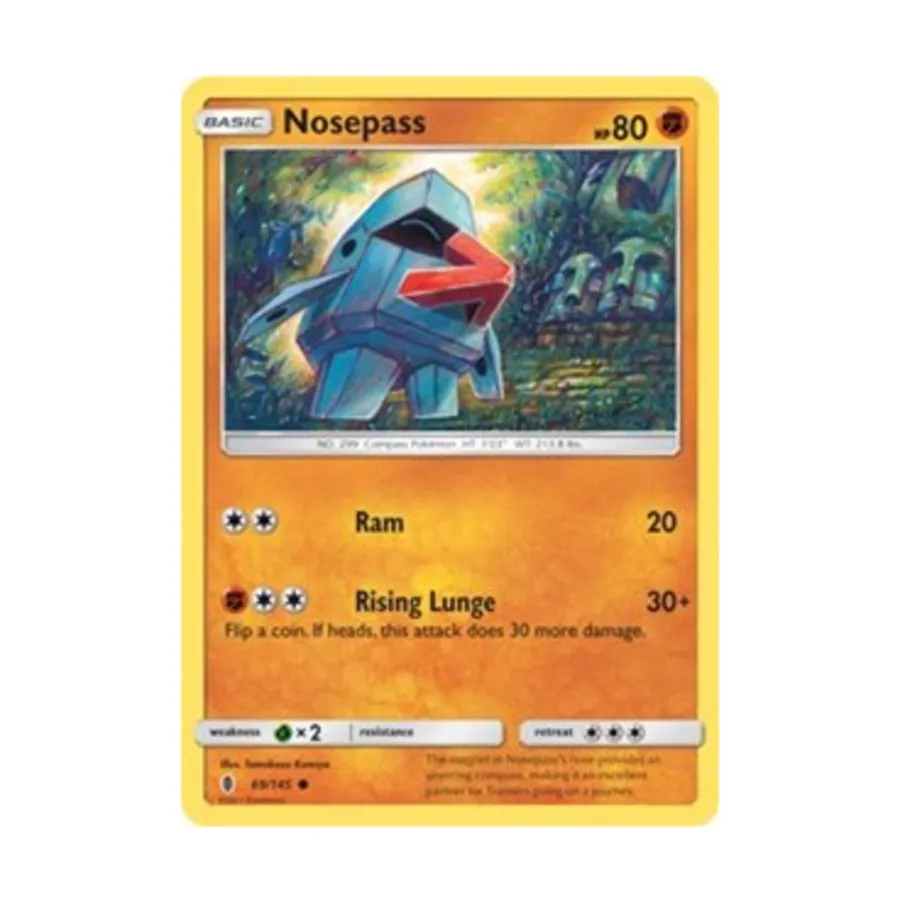 CCG Носовой проход (С) #69, Pokemon - Sun & Moon - Guardians Rising - Singles
CCG Носовой проход (С) #69, Pokemon - Sun & Moon - Guardians Rising - Singles