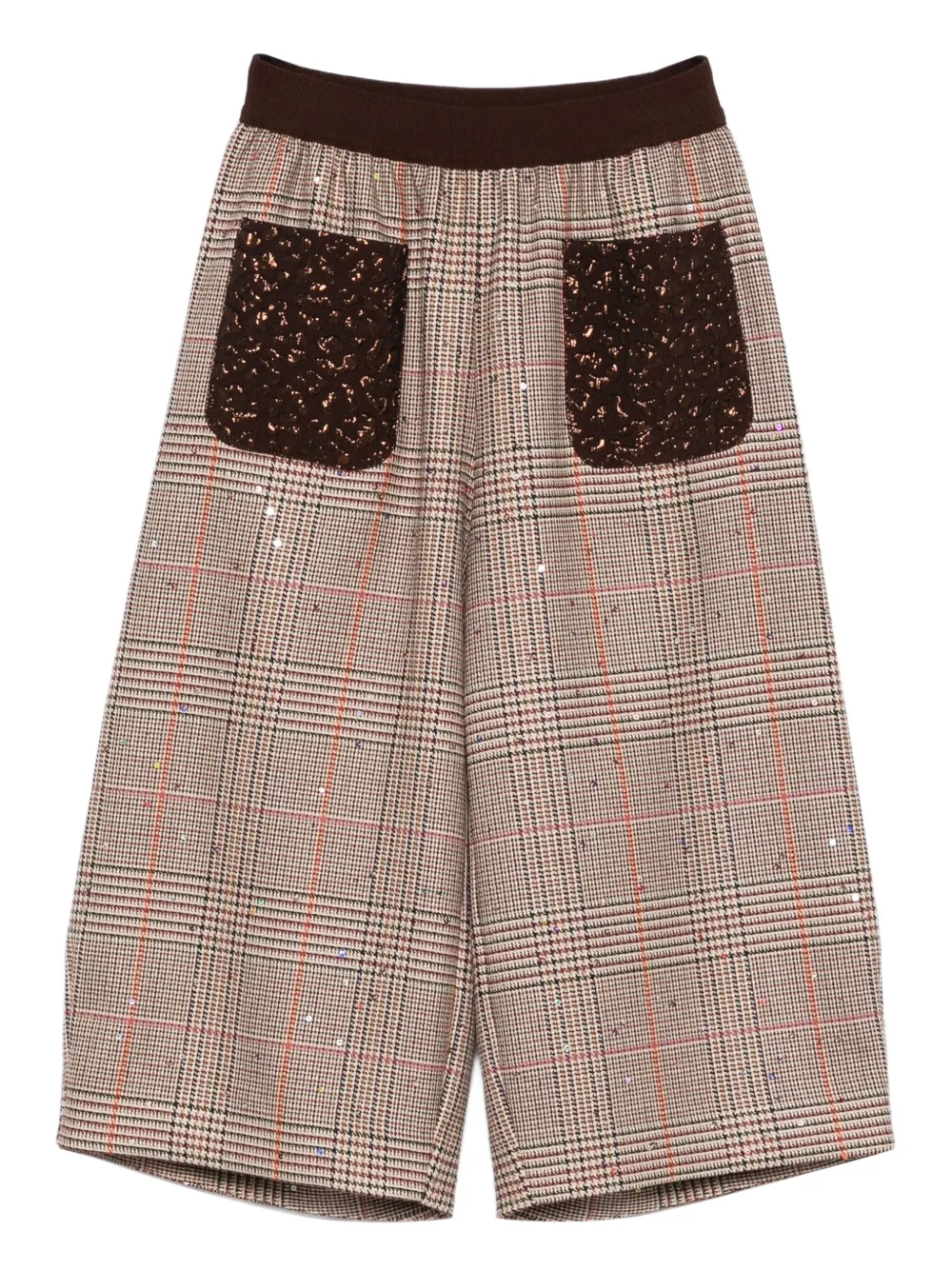 Брюки в клетку Mi Mi Sol, коричневый
Брюки в клетку Mi Mi Sol, коричневый