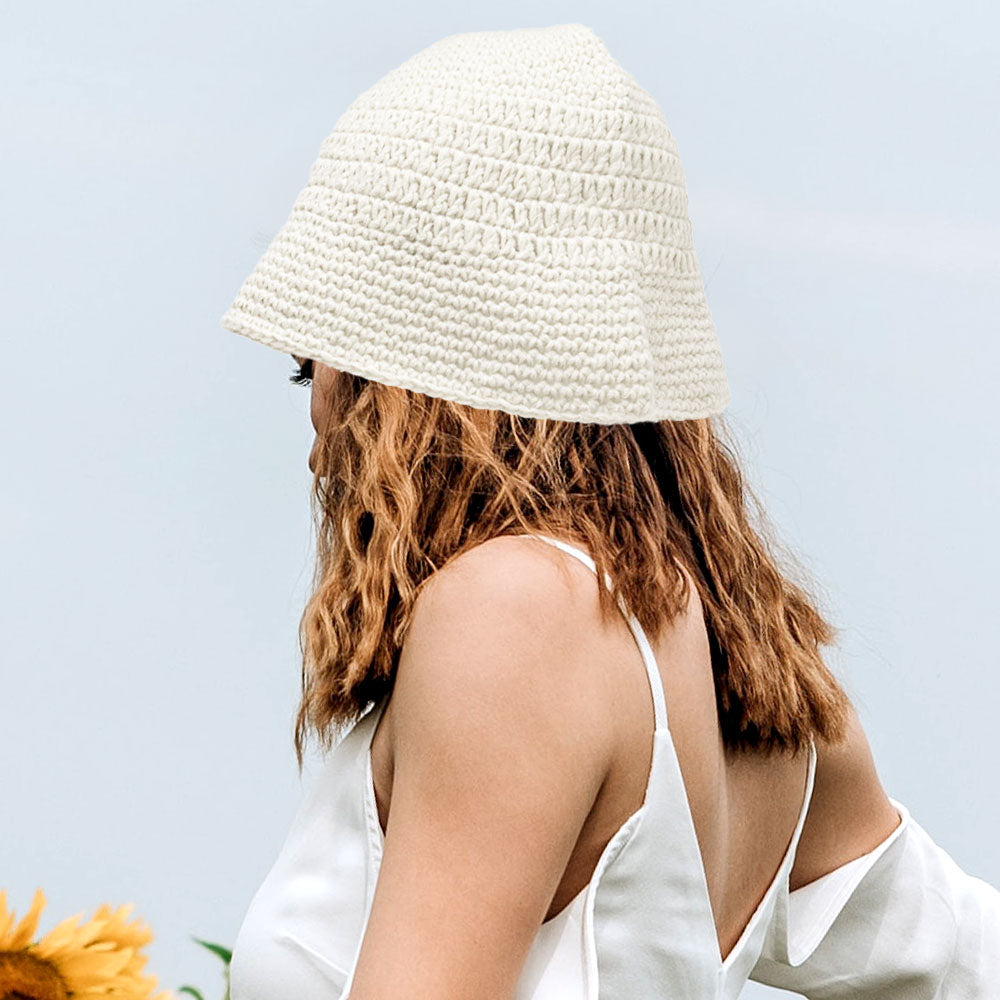 Вязаная крючком панама FASHNZFAB, белый
Вязаная крючком панама FASHNZFAB, белый