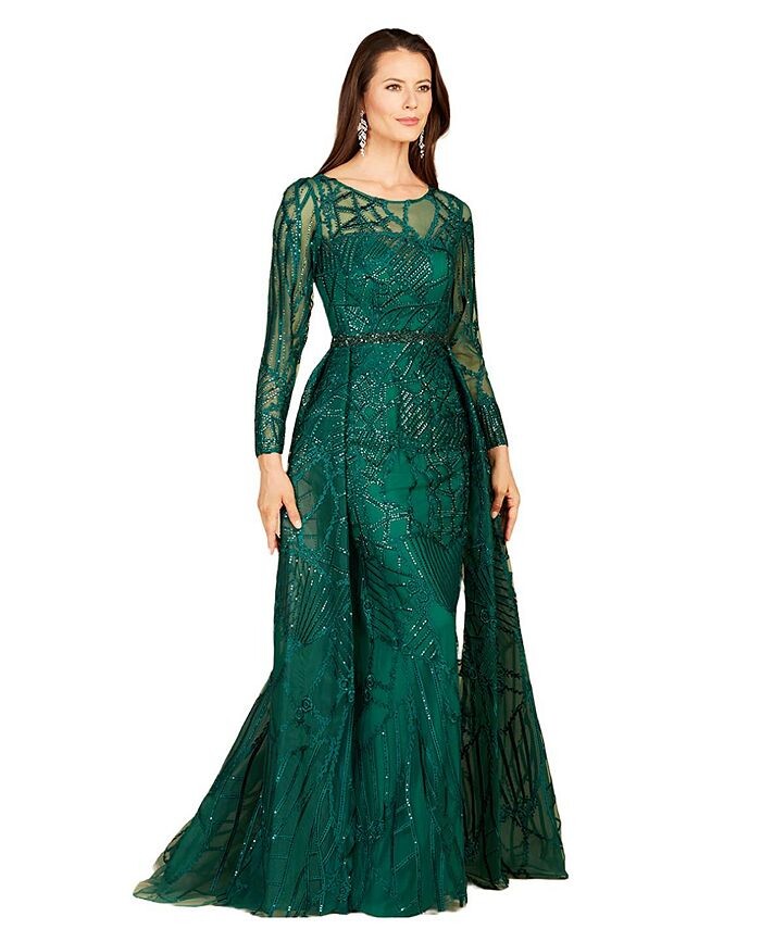 Великолепное женское платье-юбка с длинными рукавами Lara, зеленый
Великолепное женское платье-юбка с длинными рукавами Lara, зеленый