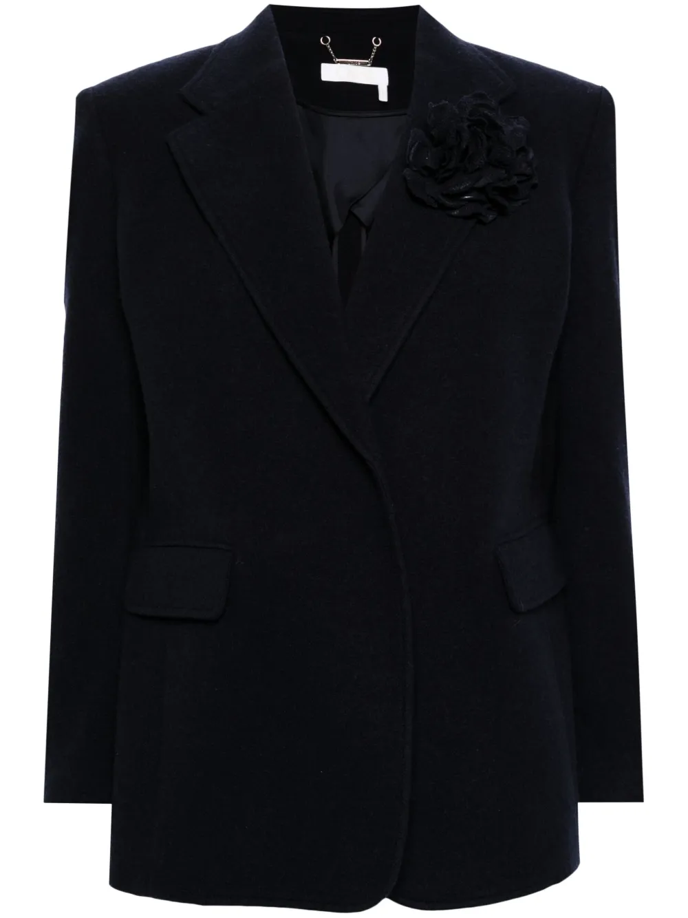 Однобортный пиджак с брошью CHLOÉ, синий
Однобортный пиджак с брошью CHLOÉ, синий