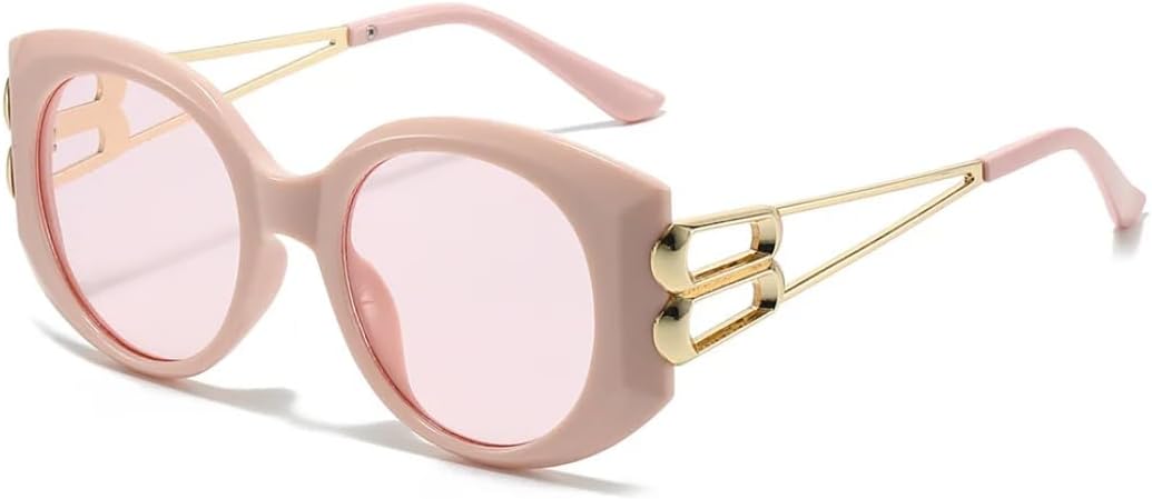 Ретро-солнцезащитные очки овальной формы для женщин, роскошная оправа с двойной перемычкой, модные солнцезащитные очки для мужчин с защитой от УФ-излучения UV400 VVTWSSW, Pink
Ретро-солнцезащитные очки овальной формы для женщин, роскошная оправа с двойной перемычкой, модные солнцезащитные очки для мужчин с защитой от УФ-излучения UV400 VVTWSSW, Pink