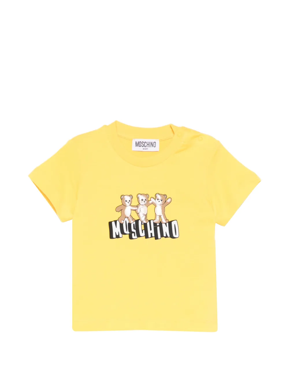 Футболка с принтом медвежонка Moschino Kids, желтый
Футболка с принтом медвежонка Moschino Kids, желтый