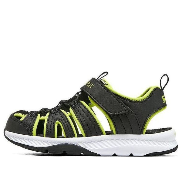 Сандалии c-grip sandal 'black lime' Skechers, черный 
Сандалии c-grip sandal 'black lime' Skechers, черный
