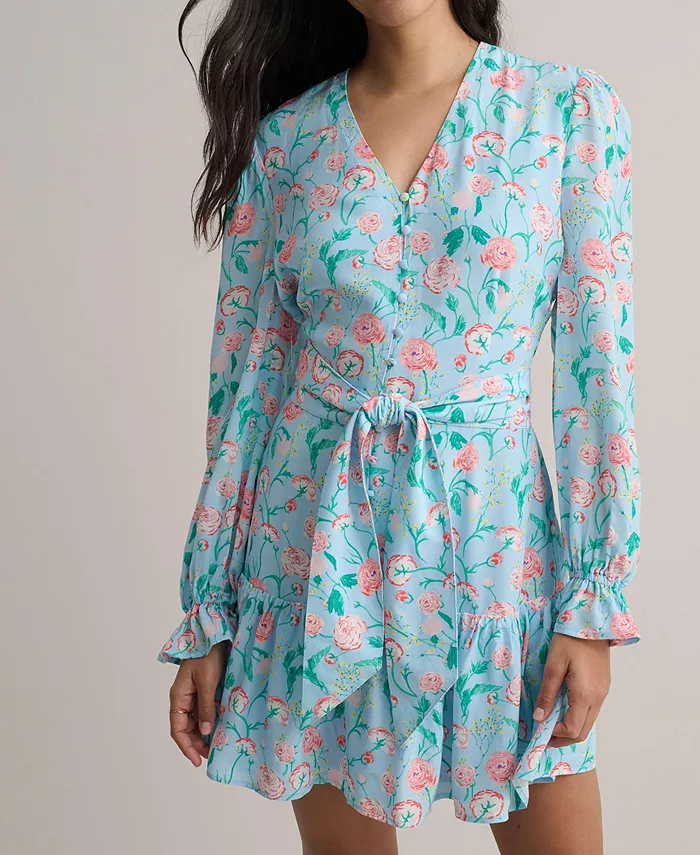 Женское платье Daniella с оборкой по подолу UNTUCKit, синий
Женское платье Daniella с оборкой по подолу UNTUCKit, синий