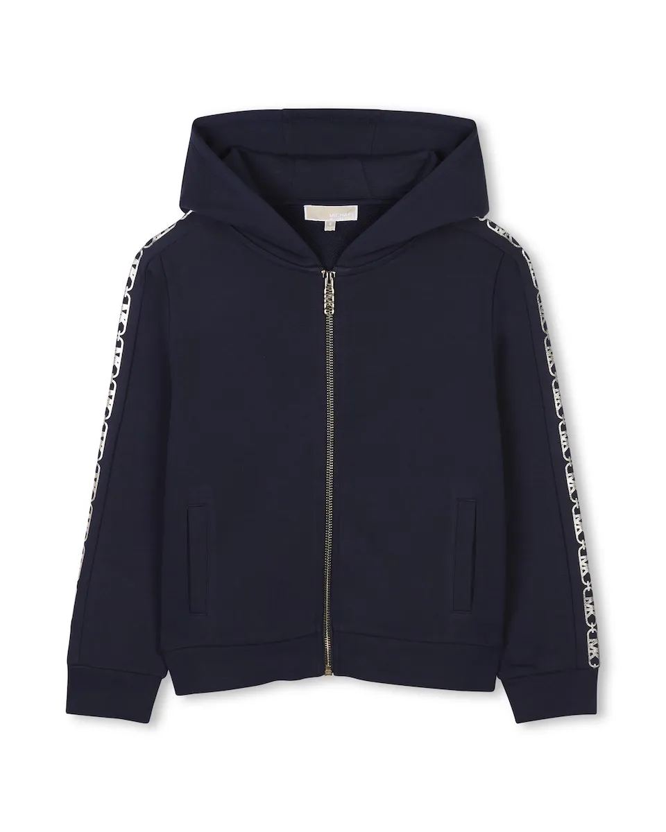 Куртка из хлопка для девочек с капюшоном и застежкой-молнией Michael Kors, чёрный
Куртка из хлопка для девочек с капюшоном и застежкой-молнией Michael Kors, чёрный