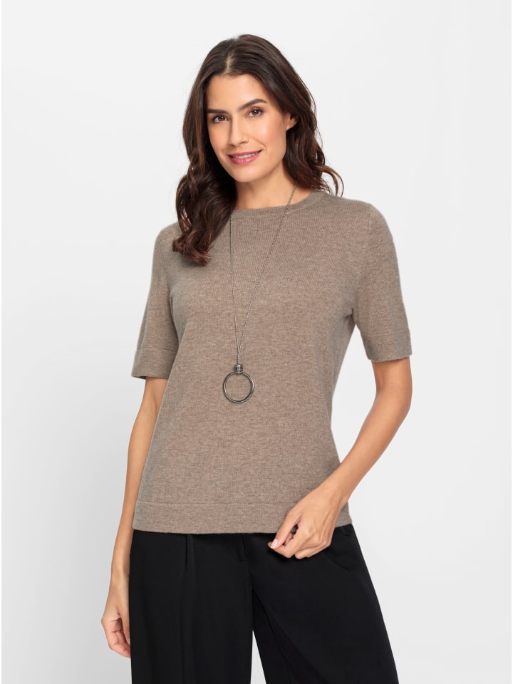 Свитер с короткими рукавами из кунжутного меланжа WITT WEIDEN
Свитер с короткими рукавами из кунжутного меланжа WITT WEIDEN