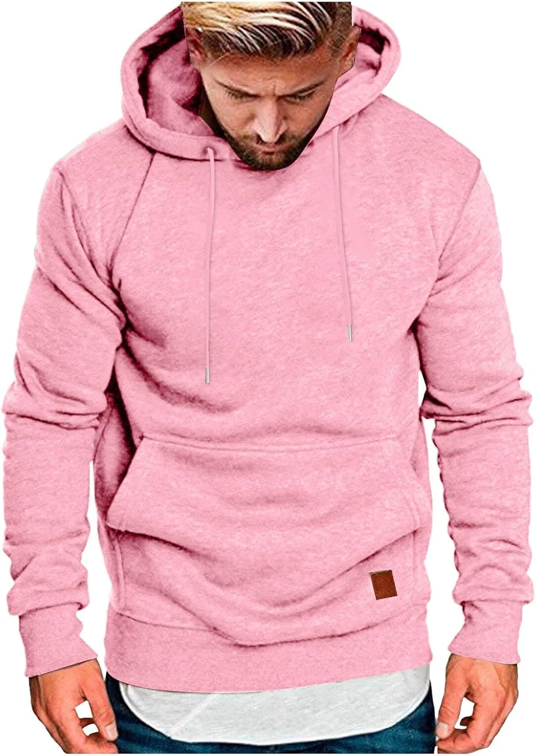 Мужская худи Fleece Casual Loose Fit с карманами
Мужская худи Fleece Casual Loose Fit с карманами