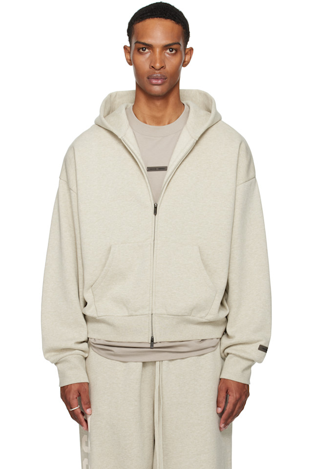 Классическая флисовая толстовка на молнии с капюшоном Fear Of God Essentials, серый
Классическая флисовая толстовка на молнии с капюшоном Fear Of God Essentials, серый