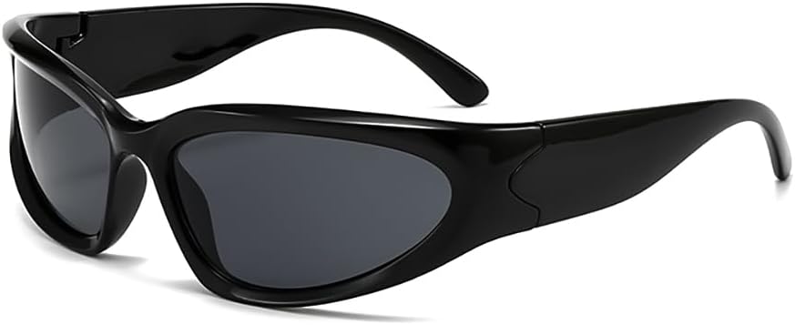 Модные солнцезащитные очки в стиле Y2K с обтекаемой формой для женщин и мужчин, толстые спортивные очки, футуристические солнцезащитные очки в стиле киберпанк для подростков Azoxus, Black Frame/Dark Gray Lens
Модные солнцезащитные очки в стиле Y2K с обтекаемой формой для женщин и мужчин, толстые спортивные очки, футуристические солнцезащитные очки в стиле киберпанк для подростков Azoxus, Black Frame/Dark Gray Lens